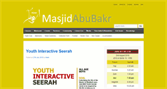 Desktop Screenshot of masjidabubakr.co.uk